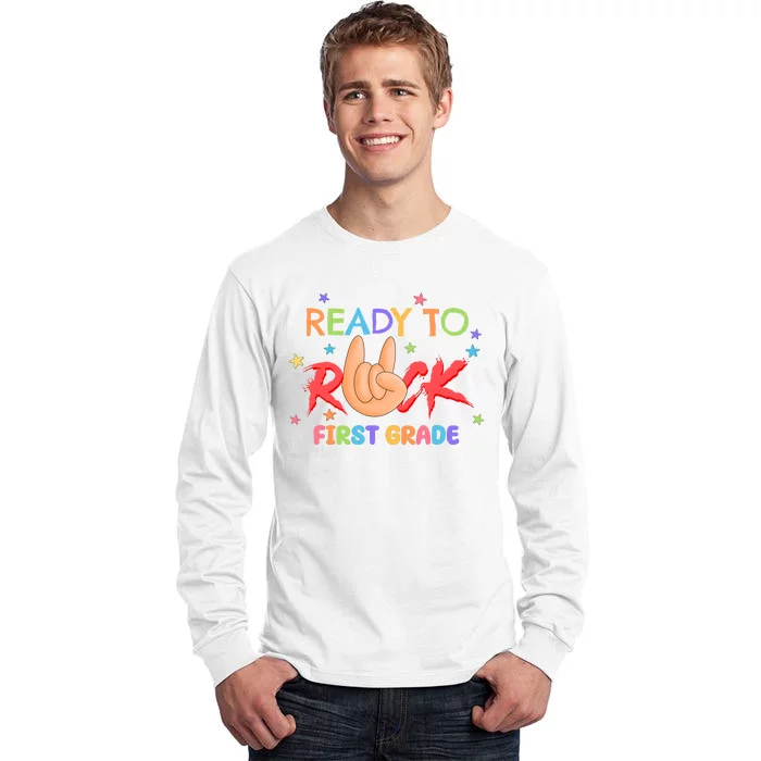 Ready To Rock First Grade Tall Long Sleeve T-Shirt