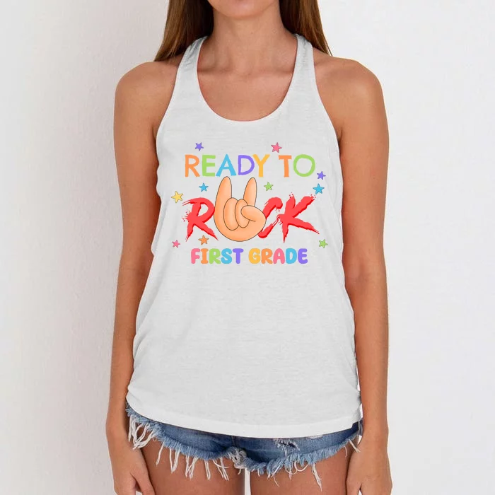 Ready To Rock First Grade Women's Knotted Racerback Tank