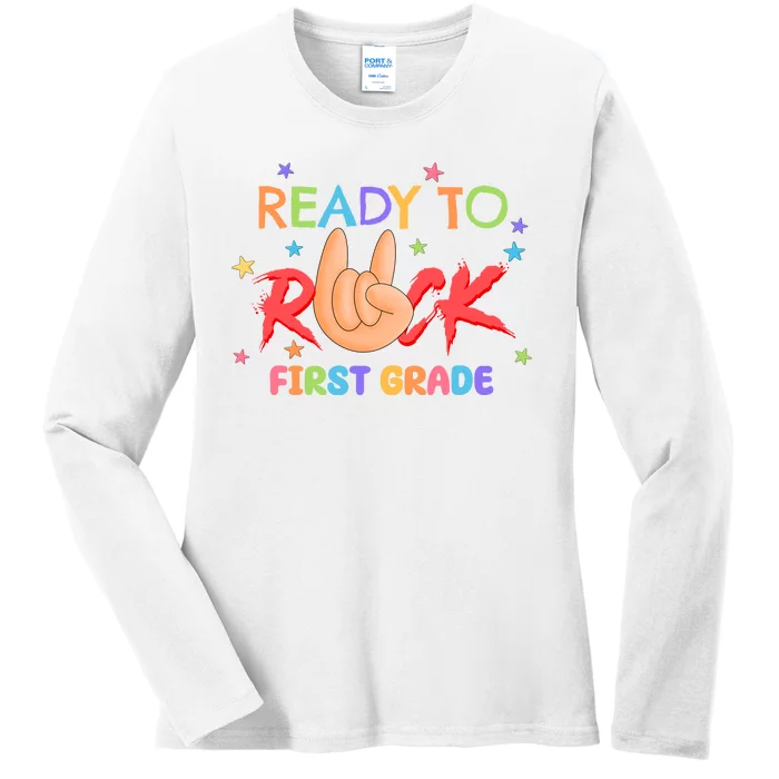 Ready To Rock First Grade Ladies Long Sleeve Shirt