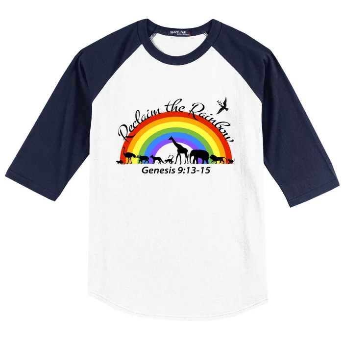 Reclaim The Rainbow: Gods Promise Baseball Sleeve Shirt