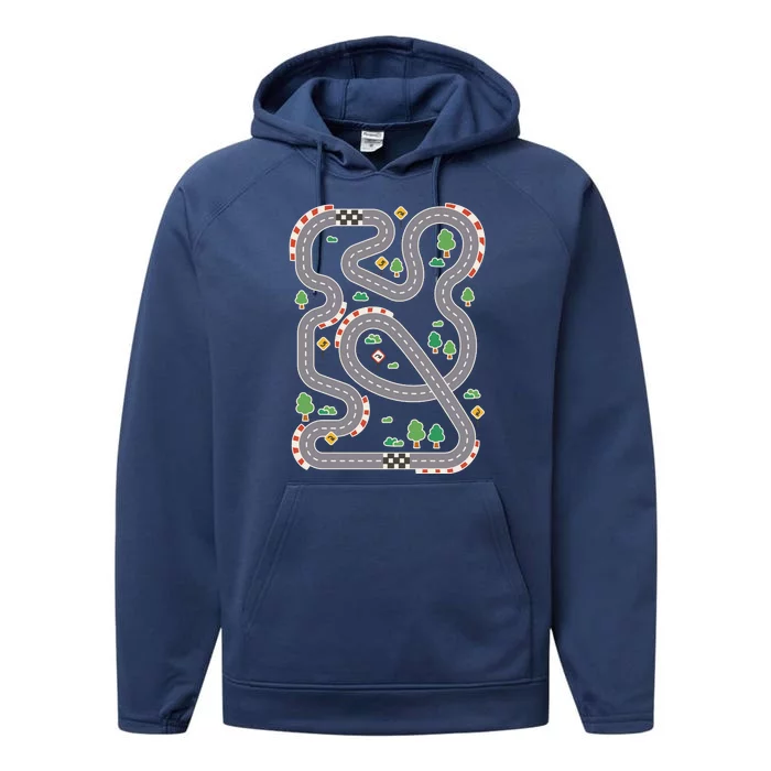 Racing Track Performance Fleece Hoodie