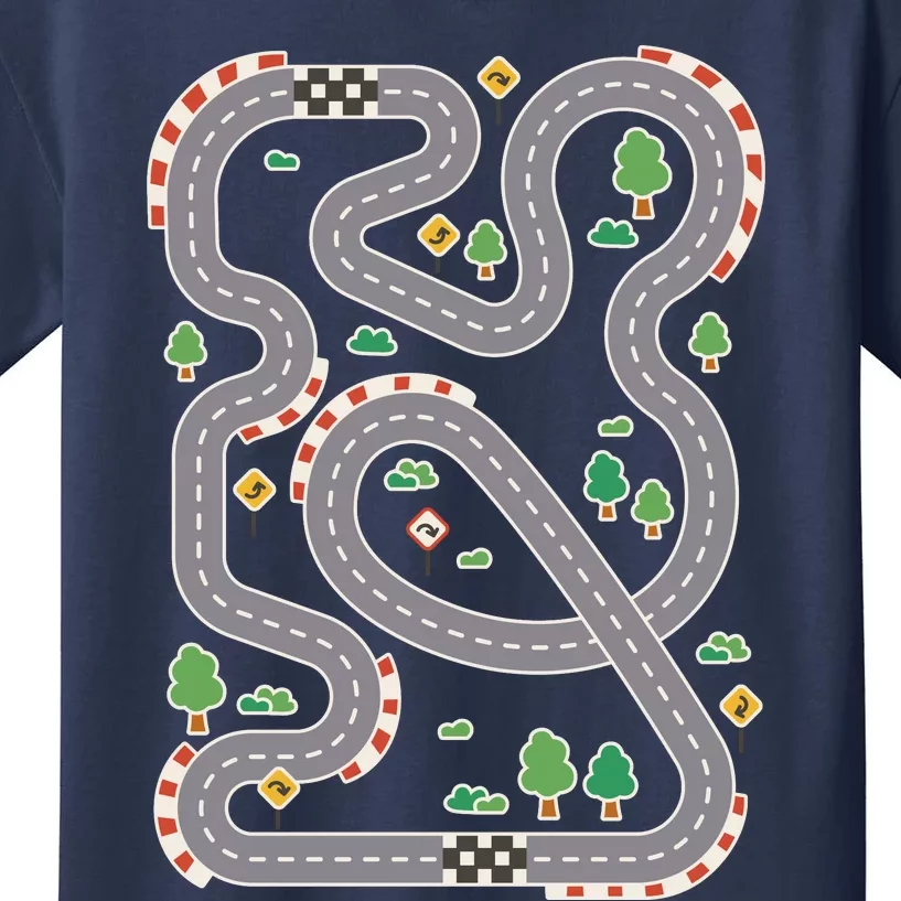 Racing Track Kids T-Shirt