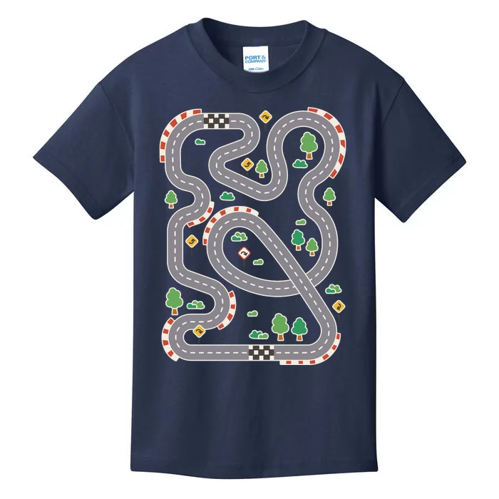 Racing Track Kids T-Shirt