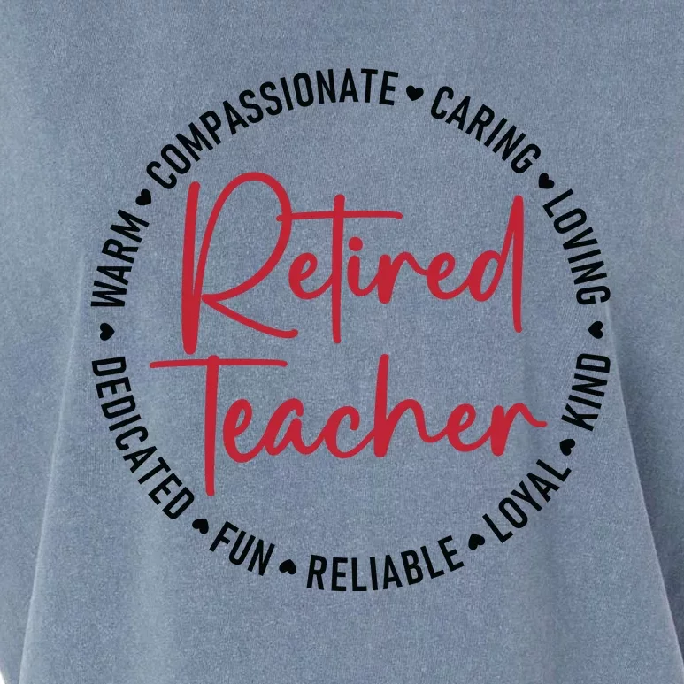 Retired Teacher Garment-Dyed Women's Muscle Tee