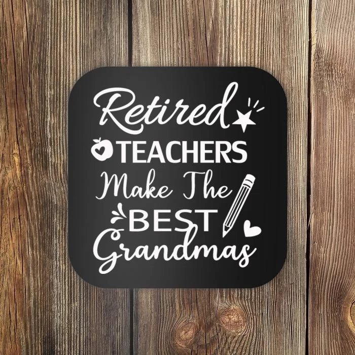 Retired Teacher Coaster