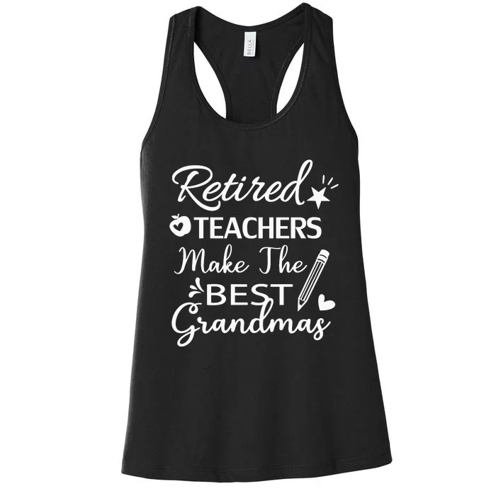 Retired Teacher Women's Racerback Tank