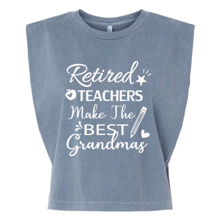 Retired Teacher Garment-Dyed Women's Muscle Tee