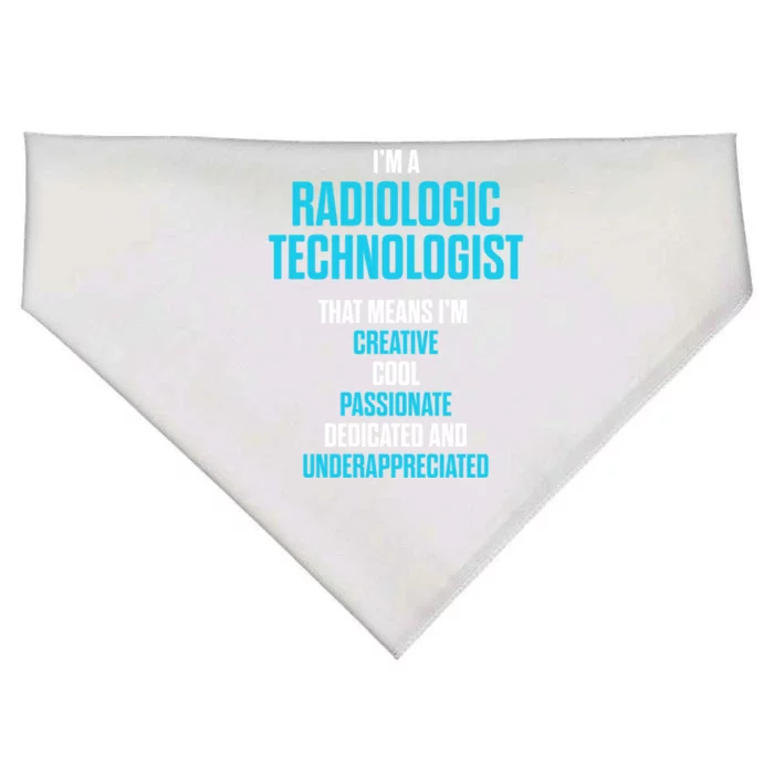 Radiologic Technologist Rad Tech Passionate Radiology Gift USA-Made Doggie Bandana