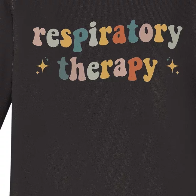 Respiratory Therapy RT therapist funny RT Care Week Baby Long Sleeve Bodysuit