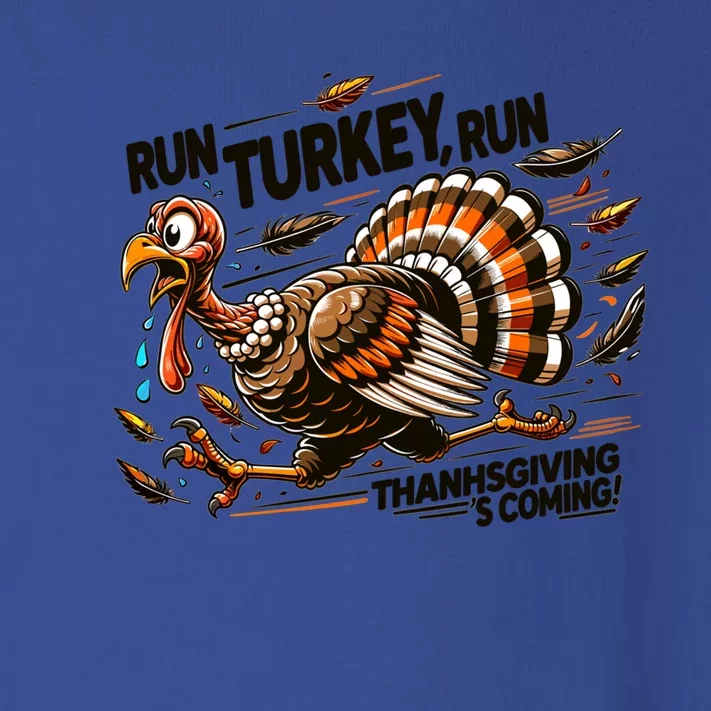 Run Turkey Run! Funny Thanksgiving Escape Running Costume Gift Toddler Long Sleeve Shirt