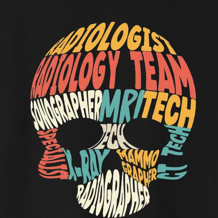 Radiologic Technologist Radiologist Rad Tech Radiology Women's Crop Top Tee