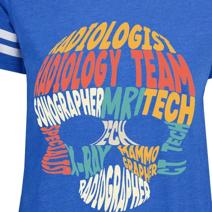 Radiologic Technologist Radiologist Rad Tech Radiology Enza Ladies Jersey Football T-Shirt