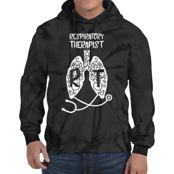 Respiratory Therapist Rt Respiratory Physician Profession Tie Dye Hoodie