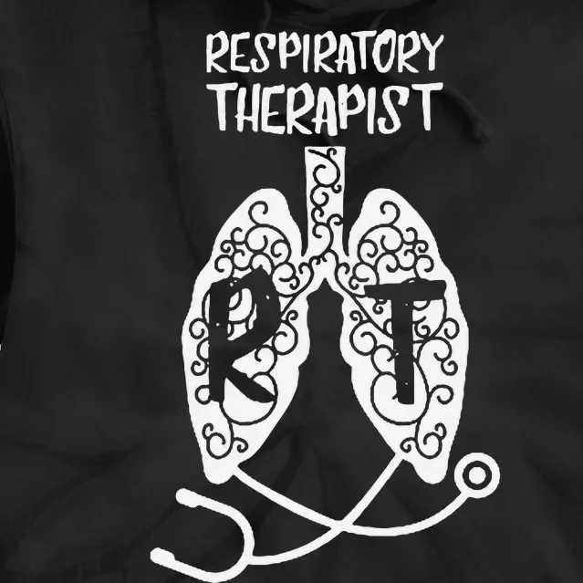 Respiratory Therapist Rt Respiratory Physician Profession Tie Dye Hoodie