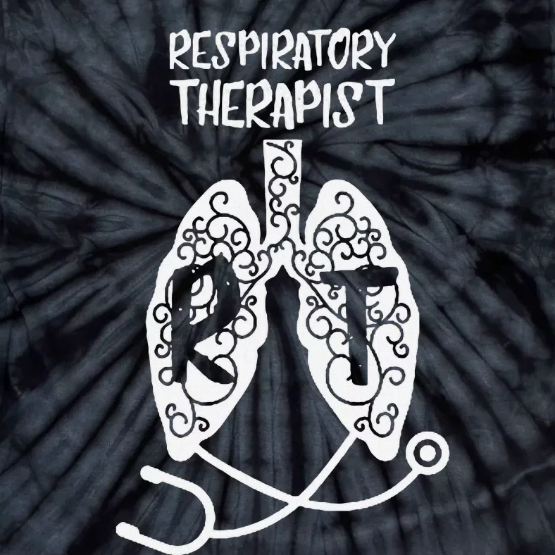 Respiratory Therapist Rt Respiratory Physician Profession Tie-Dye T-Shirt