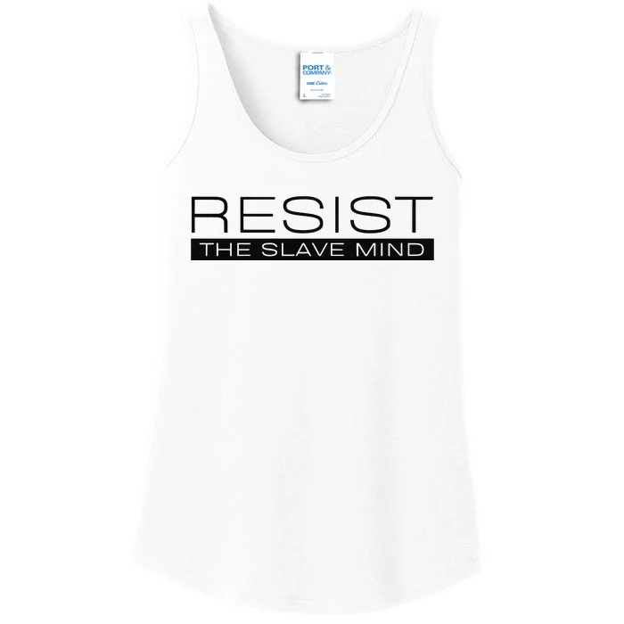 Resist The Slave Mind Andrew Tate Ladies Essential Tank