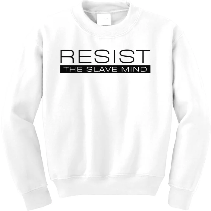 Resist The Slave Mind Andrew Tate Kids Sweatshirt