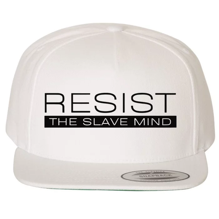 Resist The Slave Mind Andrew Tate Wool Snapback Cap