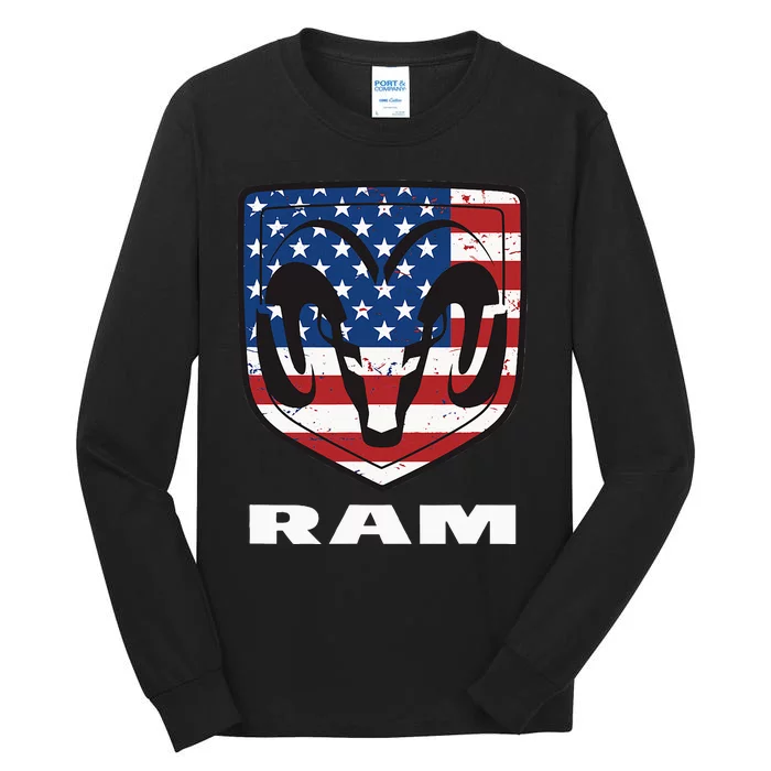 R.A.M. Trucks Shield Flag Tall Long Sleeve T-Shirt