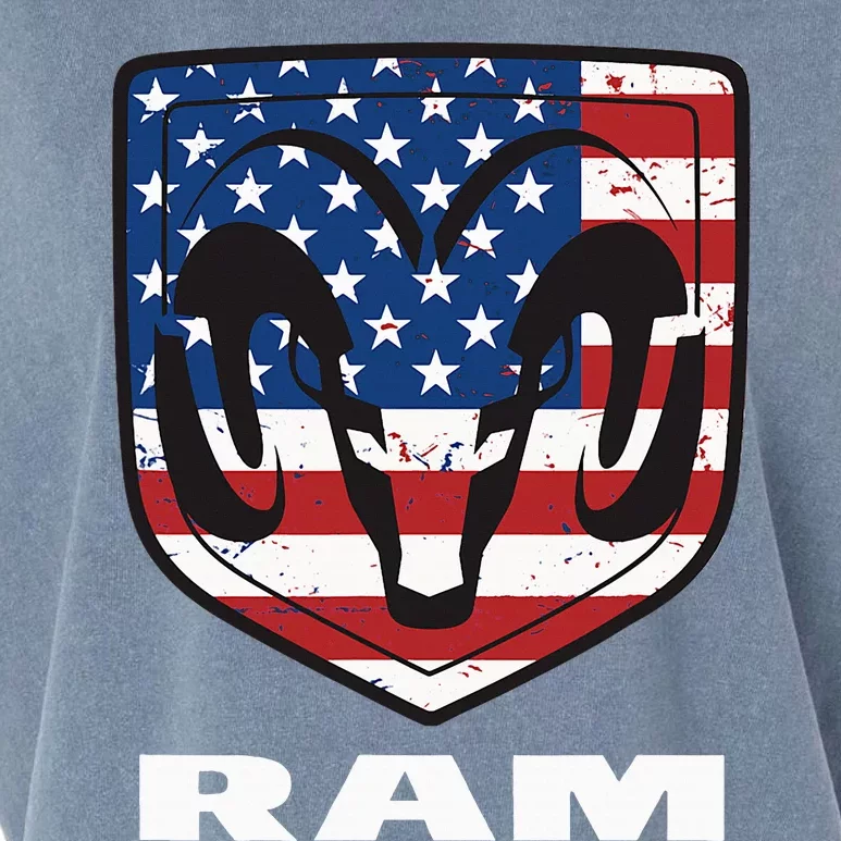 R.A.M. Trucks Shield Flag Garment-Dyed Women's Muscle Tee