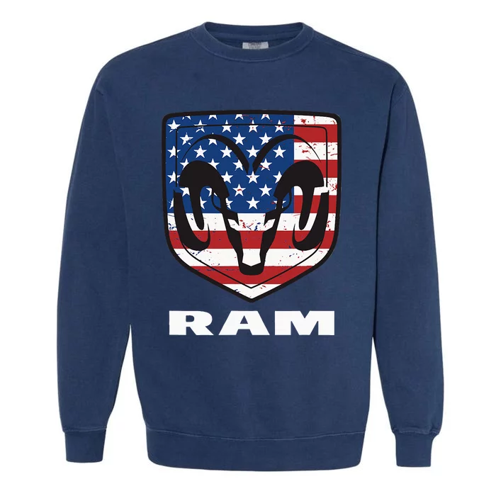 R.A.M. Trucks Shield Flag Garment-Dyed Sweatshirt