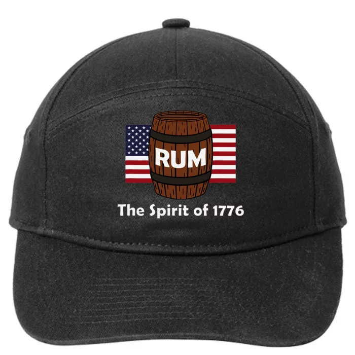 Rum Traveler Spirit Of 1776 4th Of July Celebration 7-Panel Snapback Hat