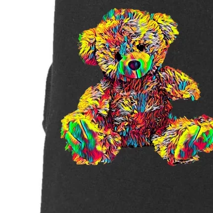 Rainbow Toy Stuffed Bear Doggie 3-End Fleece Hoodie