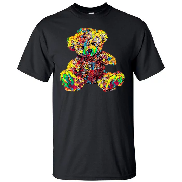 Rainbow Toy Stuffed Bear Tall T-Shirt