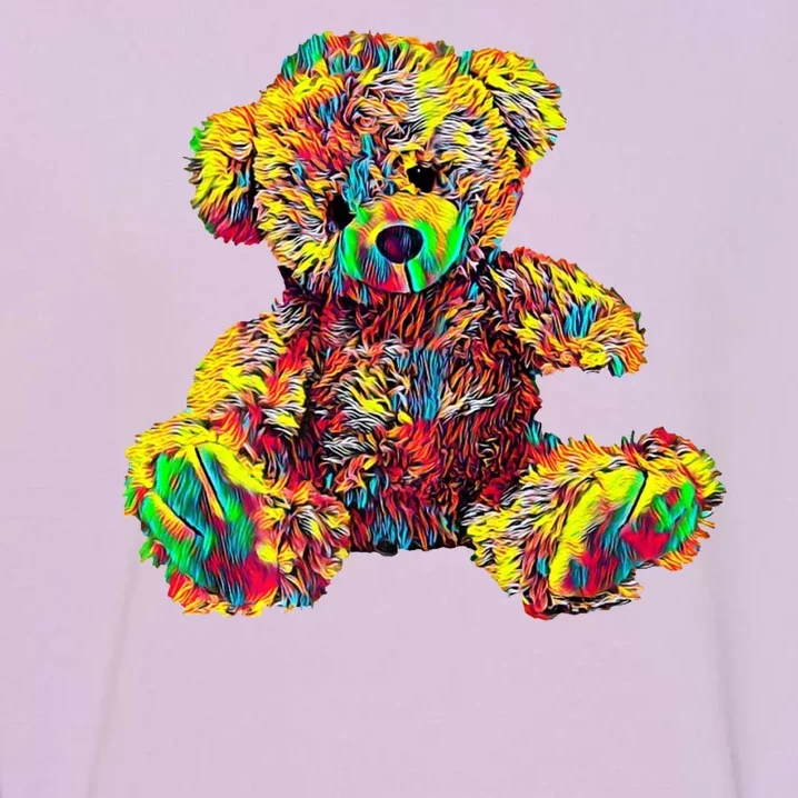 Rainbow Toy Stuffed Bear Garment-Dyed Sweatshirt