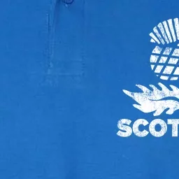 Retro Thistle Scottish Rugby Scotland Rugby Football Top Gift Softstyle Adult Sport Polo