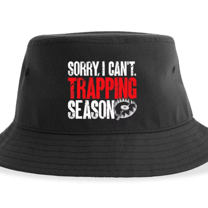 retro  Trapper sorry, i can't trapping season Sustainable Bucket Hat