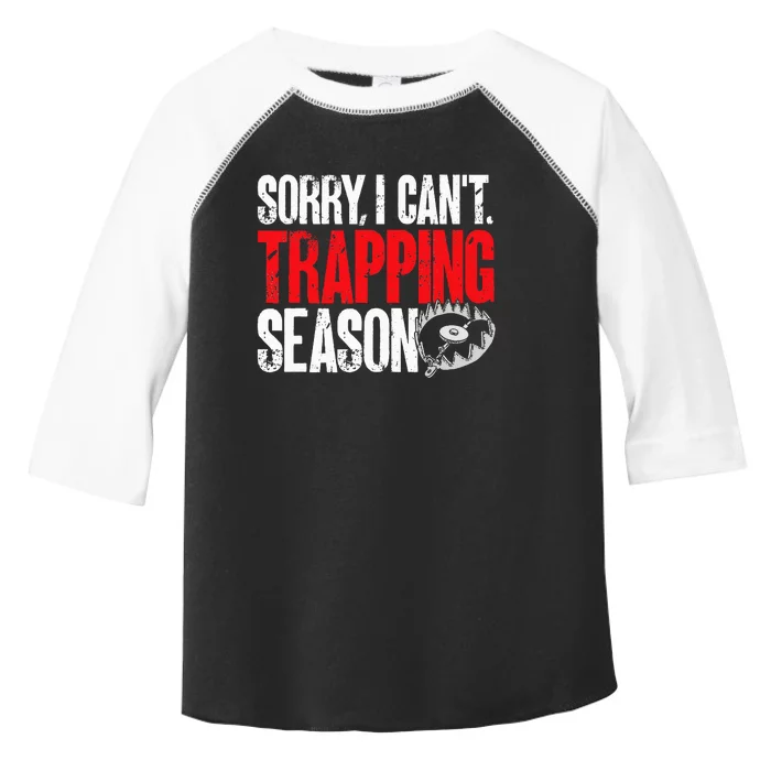 retro  Trapper sorry, i can't trapping season Toddler Fine Jersey T-Shirt