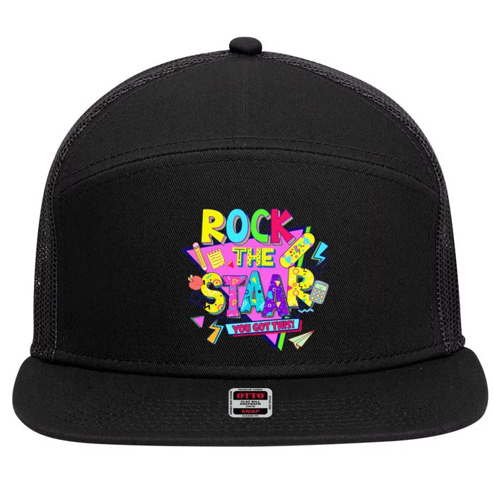 Rock The Staar Test Testing Day 7 Panel Mesh Trucker Snapback Hat