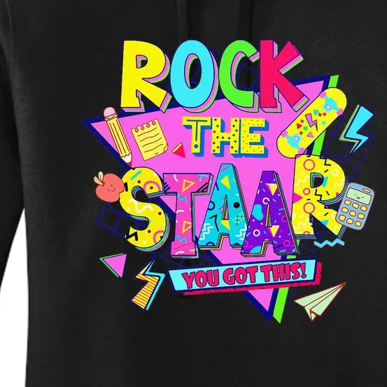 Rock The Staar Test Testing Day Women's Pullover Hoodie