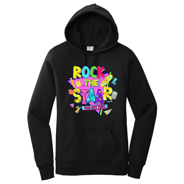 Rock The Staar Test Testing Day Women's Pullover Hoodie