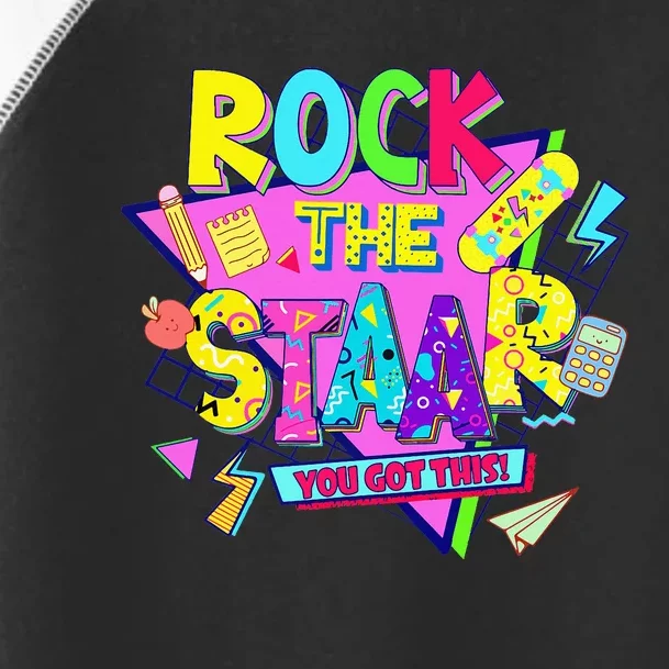 Rock The Staar Test Testing Day Toddler Fine Jersey T-Shirt