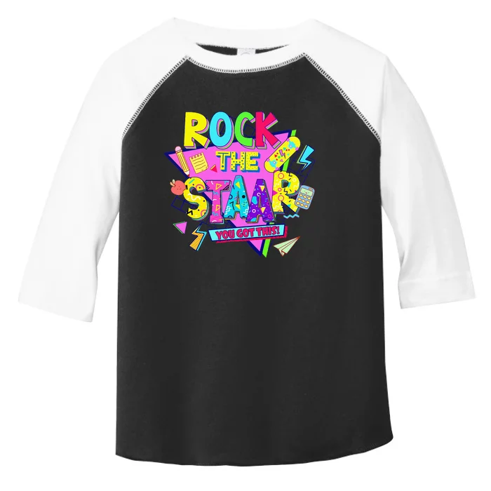 Rock The Staar Test Testing Day Toddler Fine Jersey T-Shirt