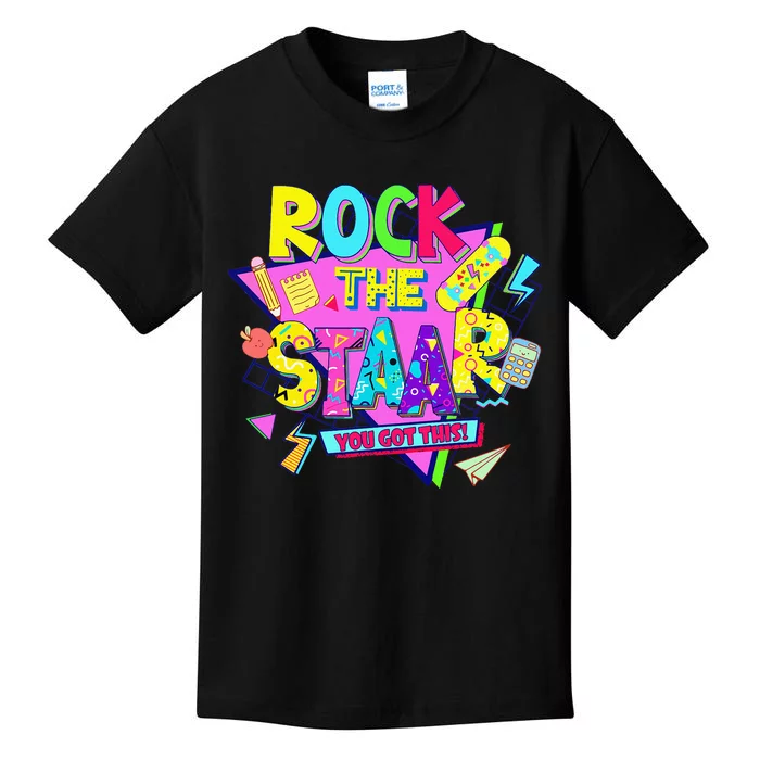 Rock The Staar Test Testing Day Kids T-Shirt