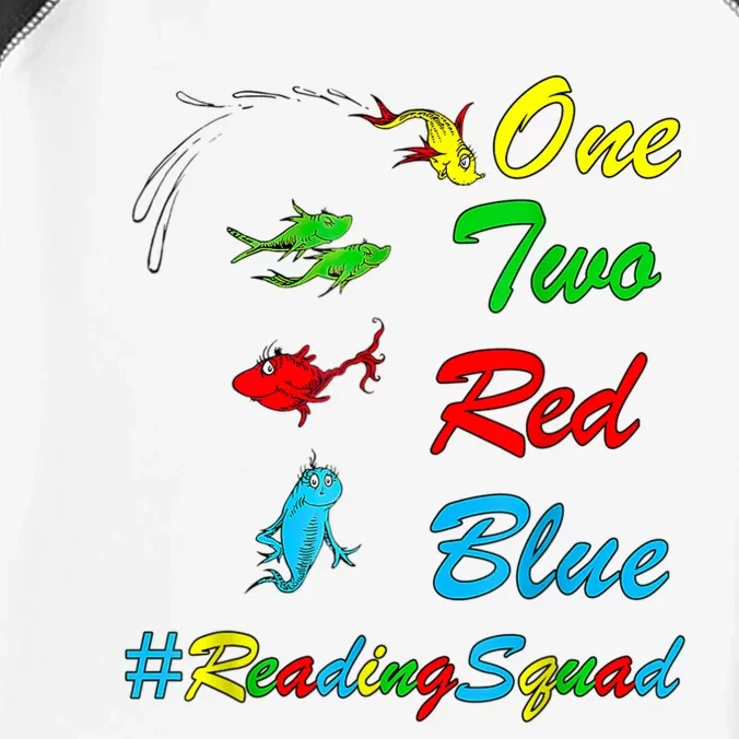 Reading Teacher Squad Oh The Places One Two Red Blue Fish Infant Baby Jersey Bodysuit