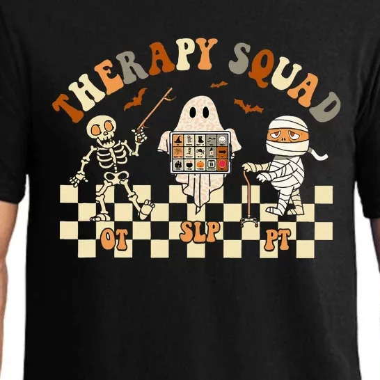 Retro Therapy Squad SLP OT PT Team Halloween Speech Physical Pajama Set