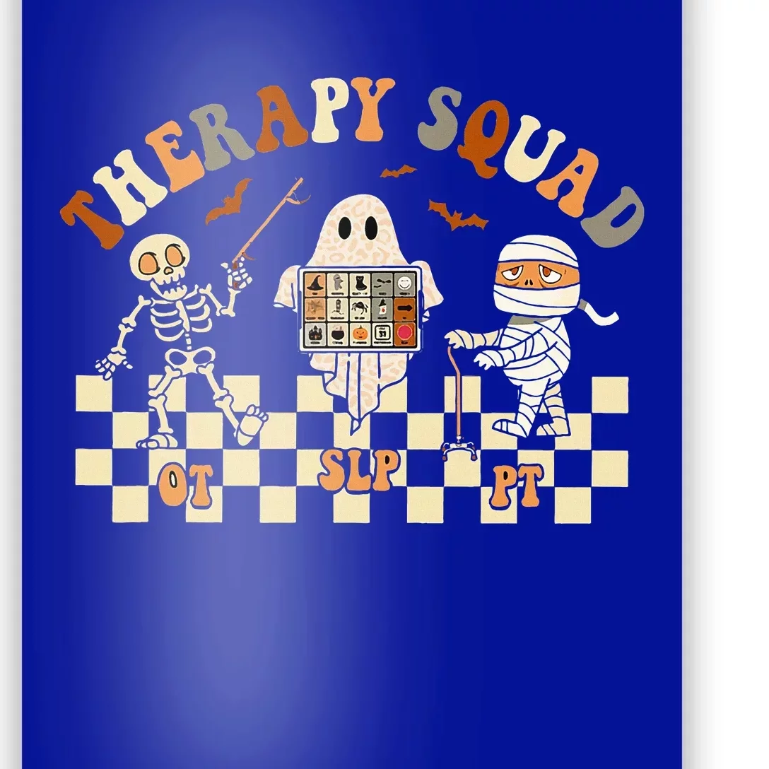 Retro Therapy Squad SLP OT PT Team Halloween Speech Physical Poster