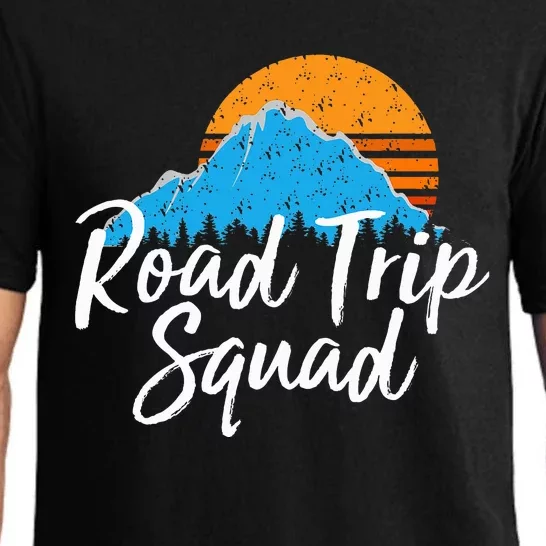 Road Trip Squad Traveling Souvenir Pajama Set