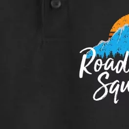 Road Trip Squad Traveling Souvenir Dry Zone Grid Performance Polo