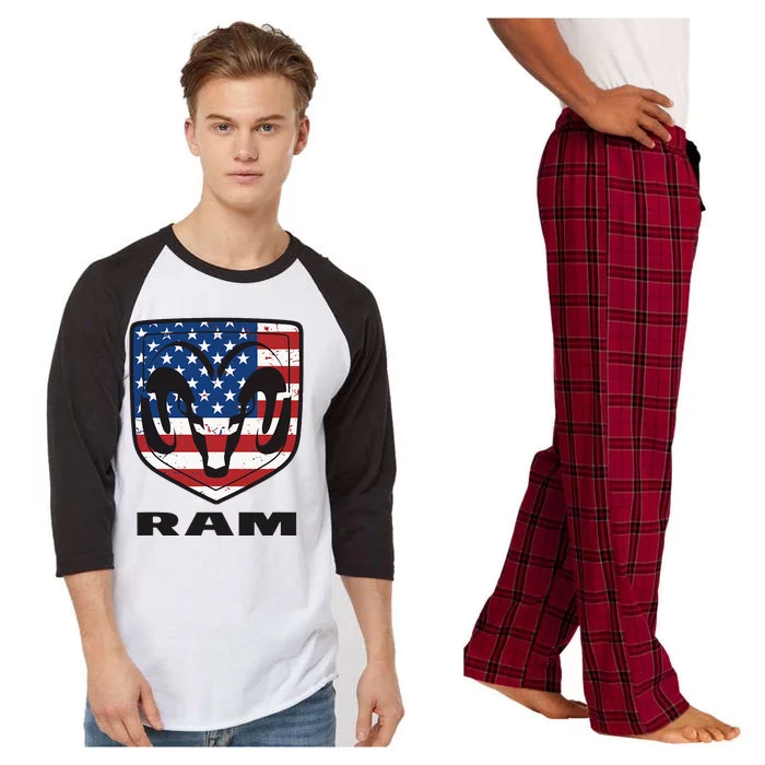 R.A.M Trucks Shield Flag Raglan Sleeve Pajama Set