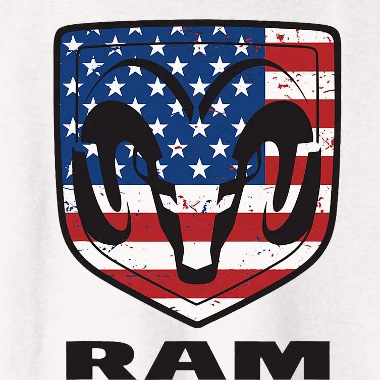 R.A.M Trucks Shield Flag Women's Crop Top Tee