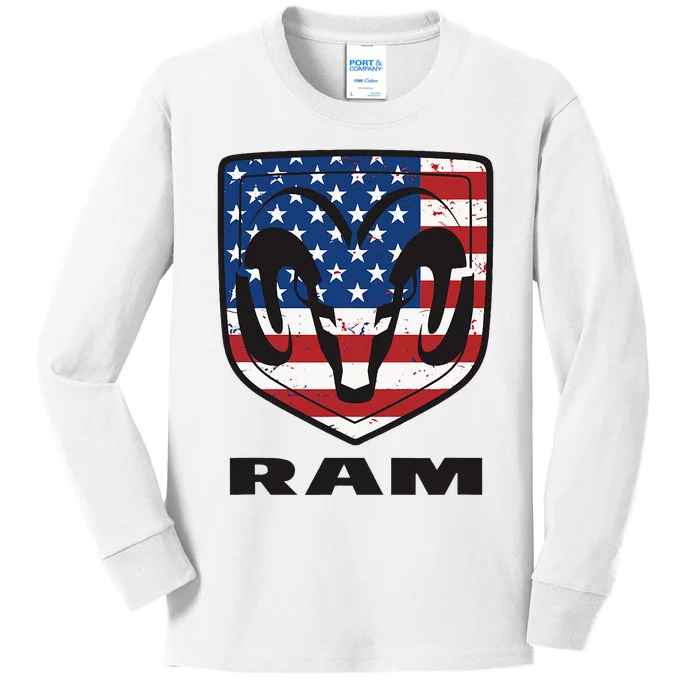 R.A.M Trucks Shield Flag Kids Long Sleeve Shirt