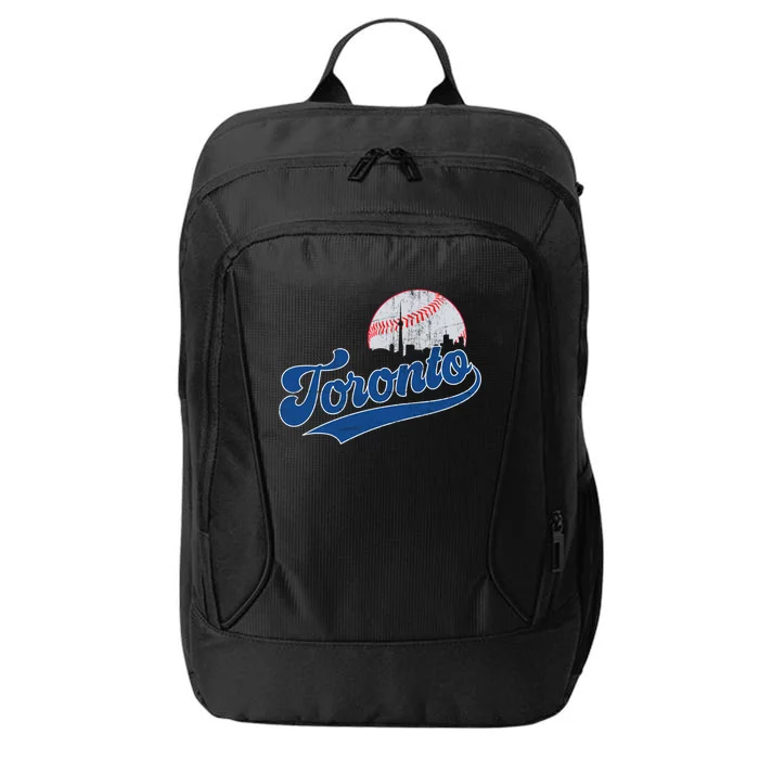 Retro Toronto Skyline Vintage Game Day Baseball Gift City Backpack