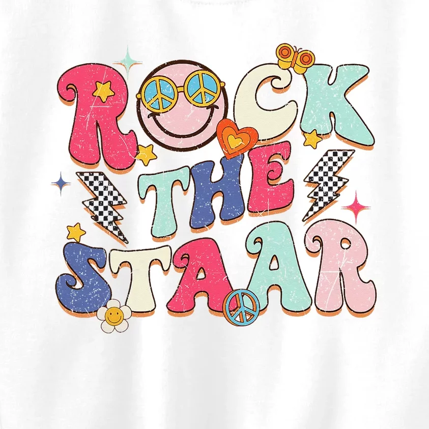 Rock The Staar Testing Day Motivational Teacher Student Kids Sweatshirt