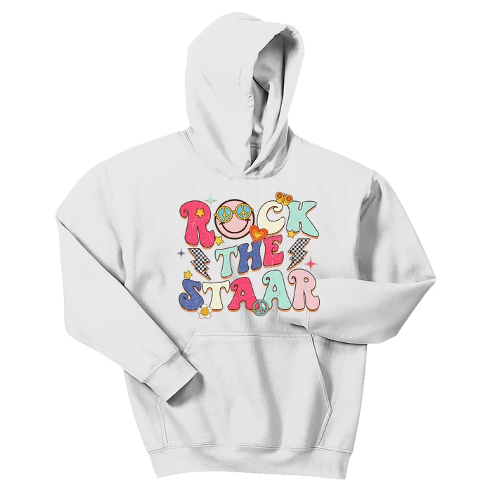 Rock The Staar Testing Day Motivational Teacher Student Kids Hoodie