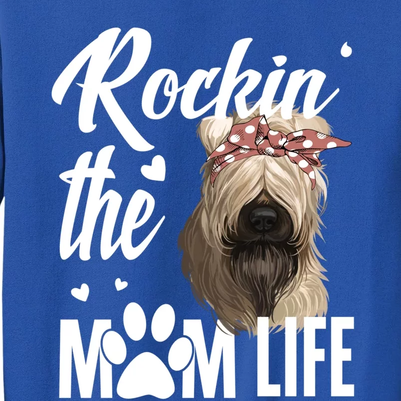 Rockin The Soft Coated Wheaten Terrier Mom Life Dog Lover Gift Tall Sweatshirt